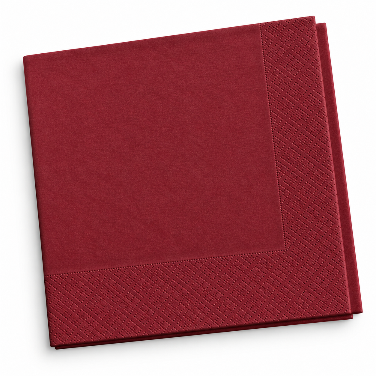 Poppies 2ply Bordeaux Napkin (5 Sizes)