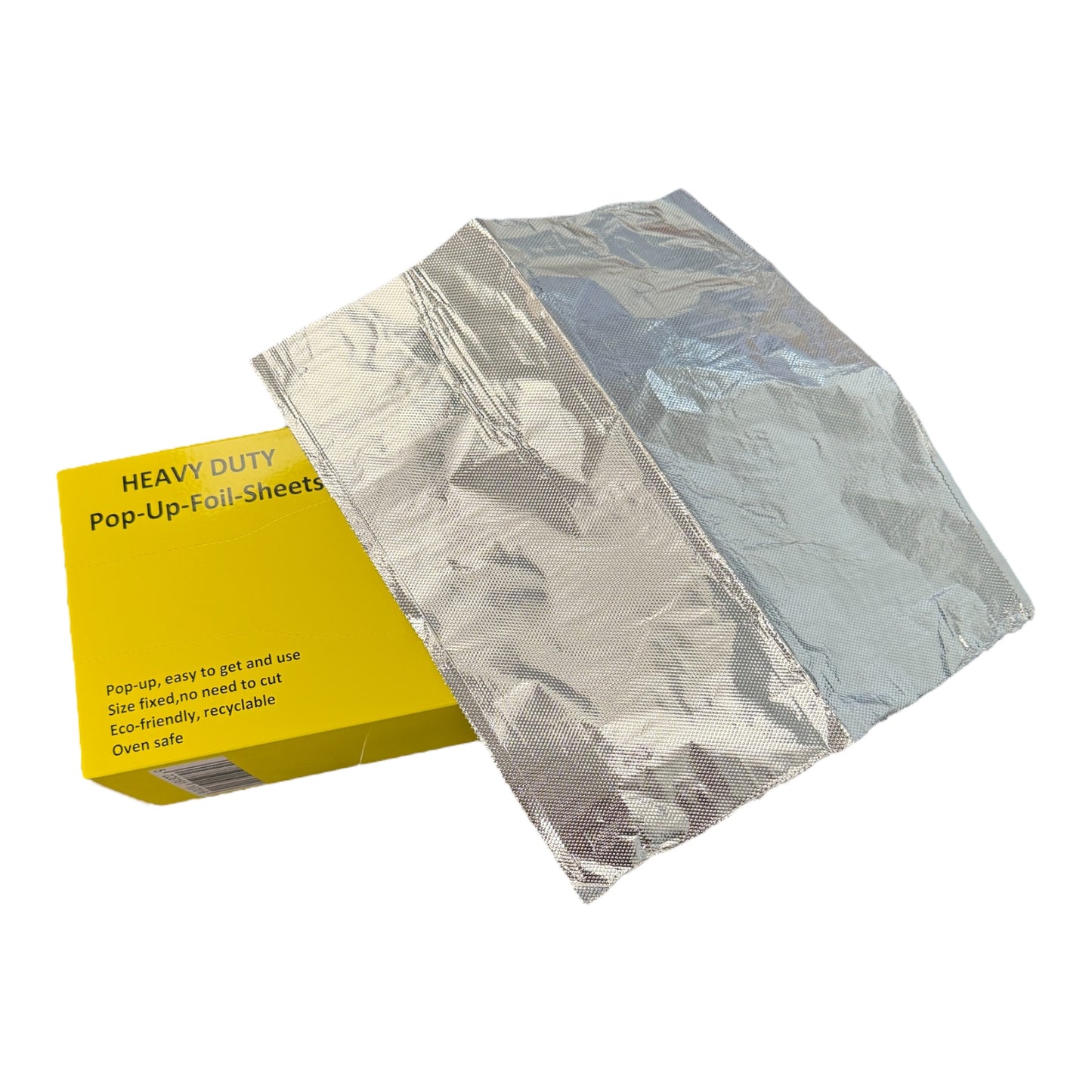 Heavy-duty pop-up foil sheets