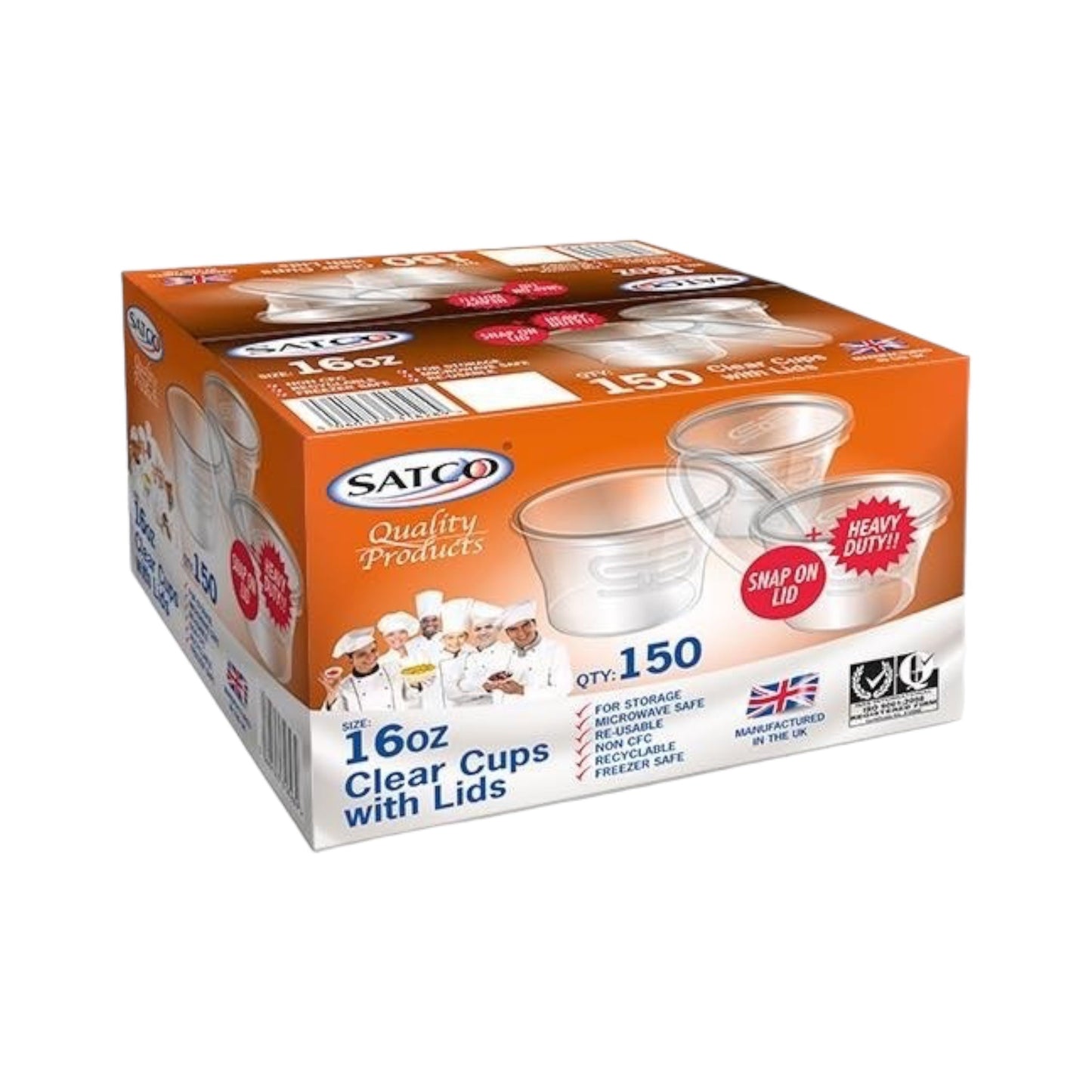 Satco Round Sauce pots with Lids