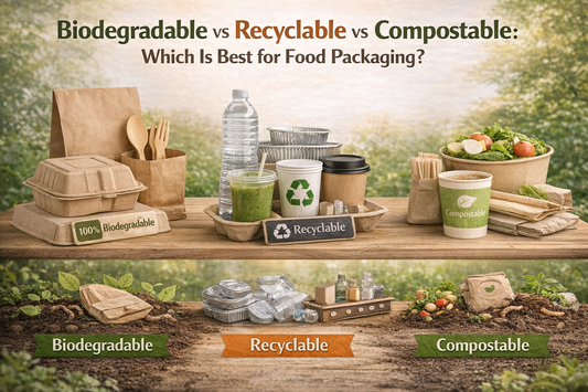 Biodegradable vs Recyclable vs Compostable: Which Is Best for Food Packaging