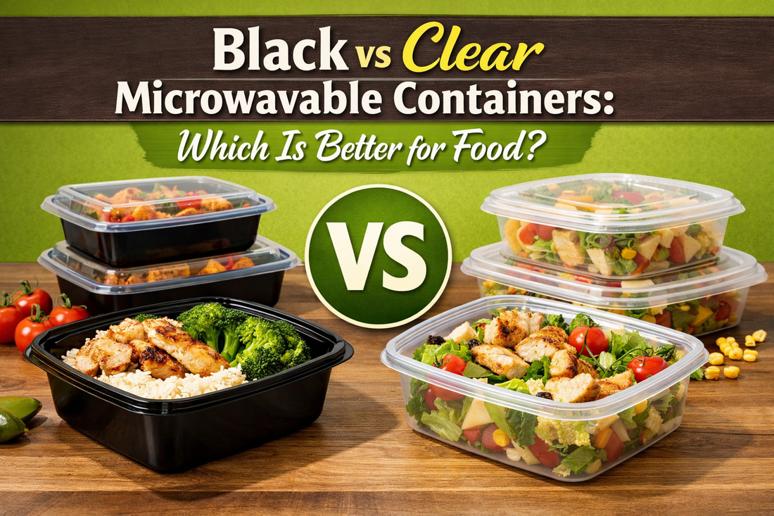 Black vs Clear Microwavable Containers: Which Is Better for Food?