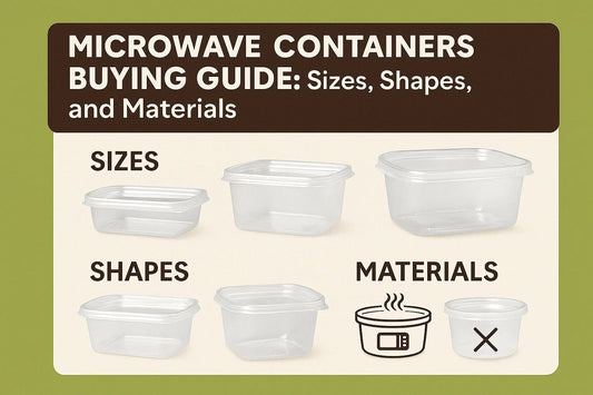 Microwave Containers Buying Guide: Sizes, Shapes, and Materials