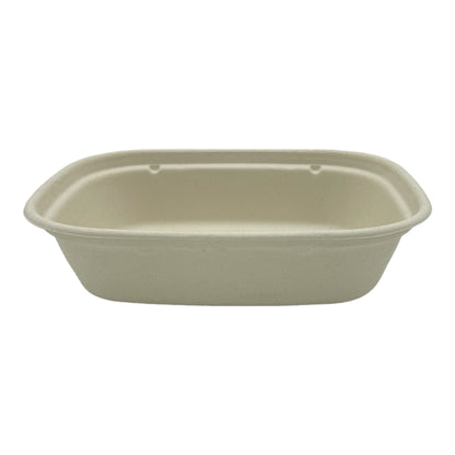 1100ml Rectangle Bagasse Container [Base]