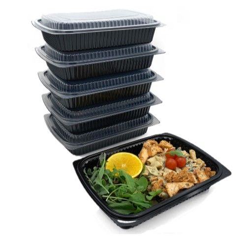 Somoplast Black Microwaveable Container Base (3 Sizes)