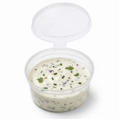 2oz Hinged Round Sauce Pot