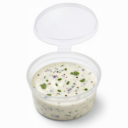 2oz Hinged Round Sauce Pot