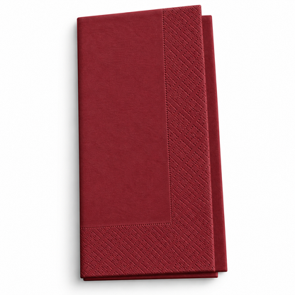 Poppies 2ply Bordeaux Napkin (5 Sizes)