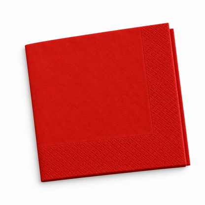 Poppies 2ply Red Napkin (5 Sizes)