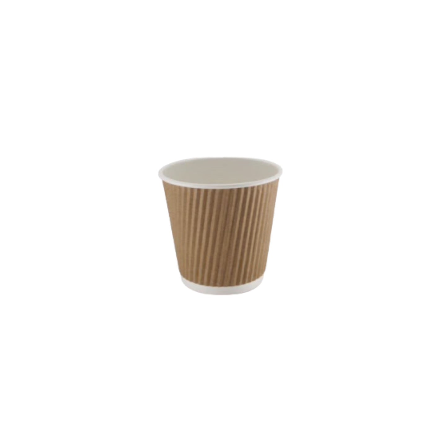 Buy 4oz Ripple Kraft Paper Cup - Food Packaging Direct