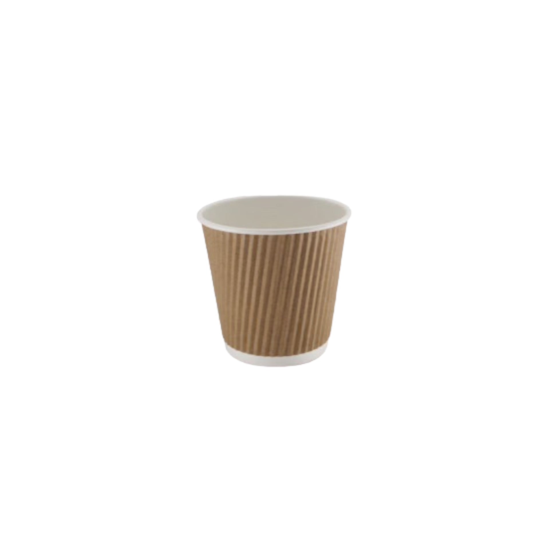 Buy 4oz Ripple Kraft Paper Cup - Food Packaging Direct