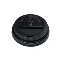 8oz Sip Thru Black Lids