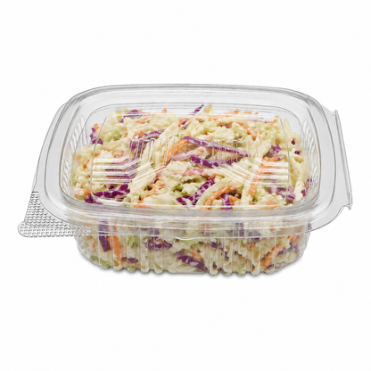 Clear Hinged Plastic Container (8 sizes)