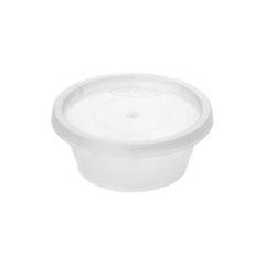 Satco Round Microwavable Container