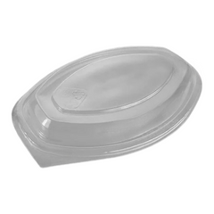Clear Oval Domed Lid 