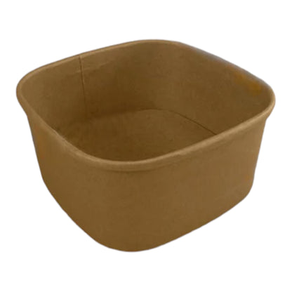 Sabert Premium Square Kraft Bowl