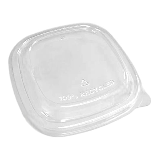 RPET Lid For Sabert Premium Square Bowl (2 Sizes)