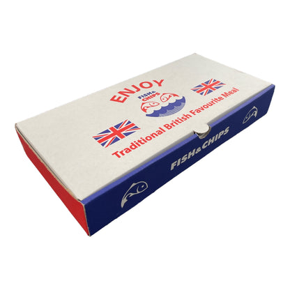 Printed Fish and Chips Boxes (3 Sizes)