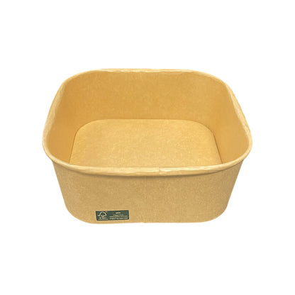 Square Kraft Bowl (2 Sizes)