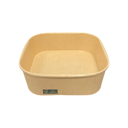 Square Kraft Bowl (2 Sizes)