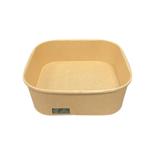 Square Kraft Bowl (2 Sizes)