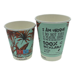 Two compostable paper cups