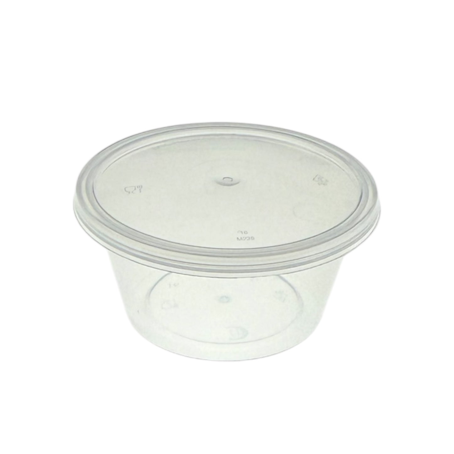 Clear Plastic Portion Cups with Lids (2 Sizes)