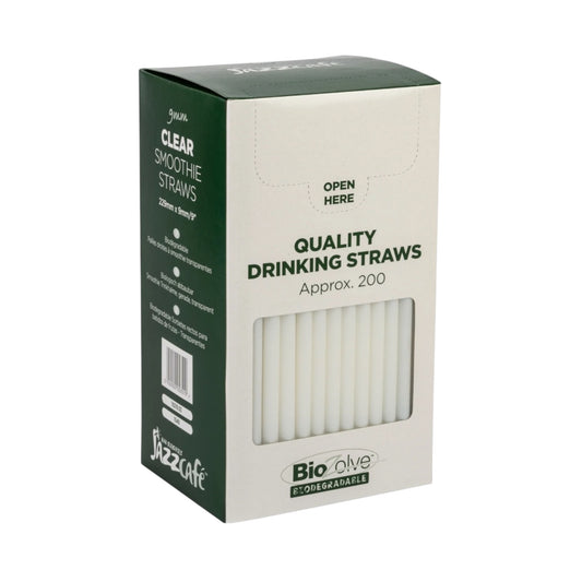Compostable PLA Smoothie Straws