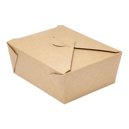 No8 Kraft Biodegradable Leakproof Container