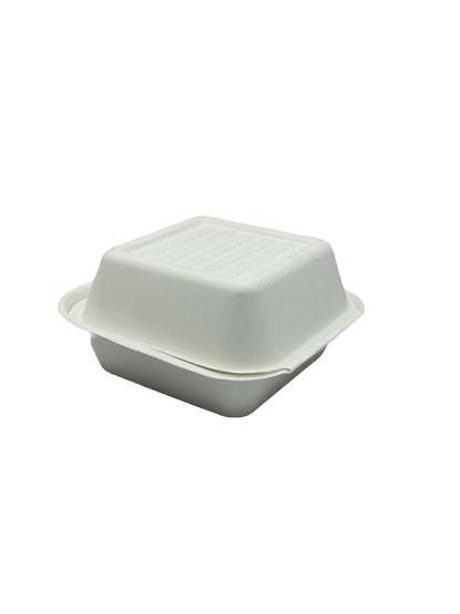 6inch Bagasse Burger Box