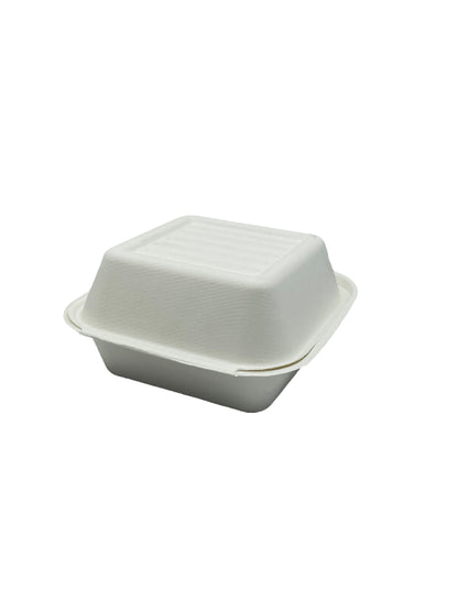 6inch Bagasse Burger Box