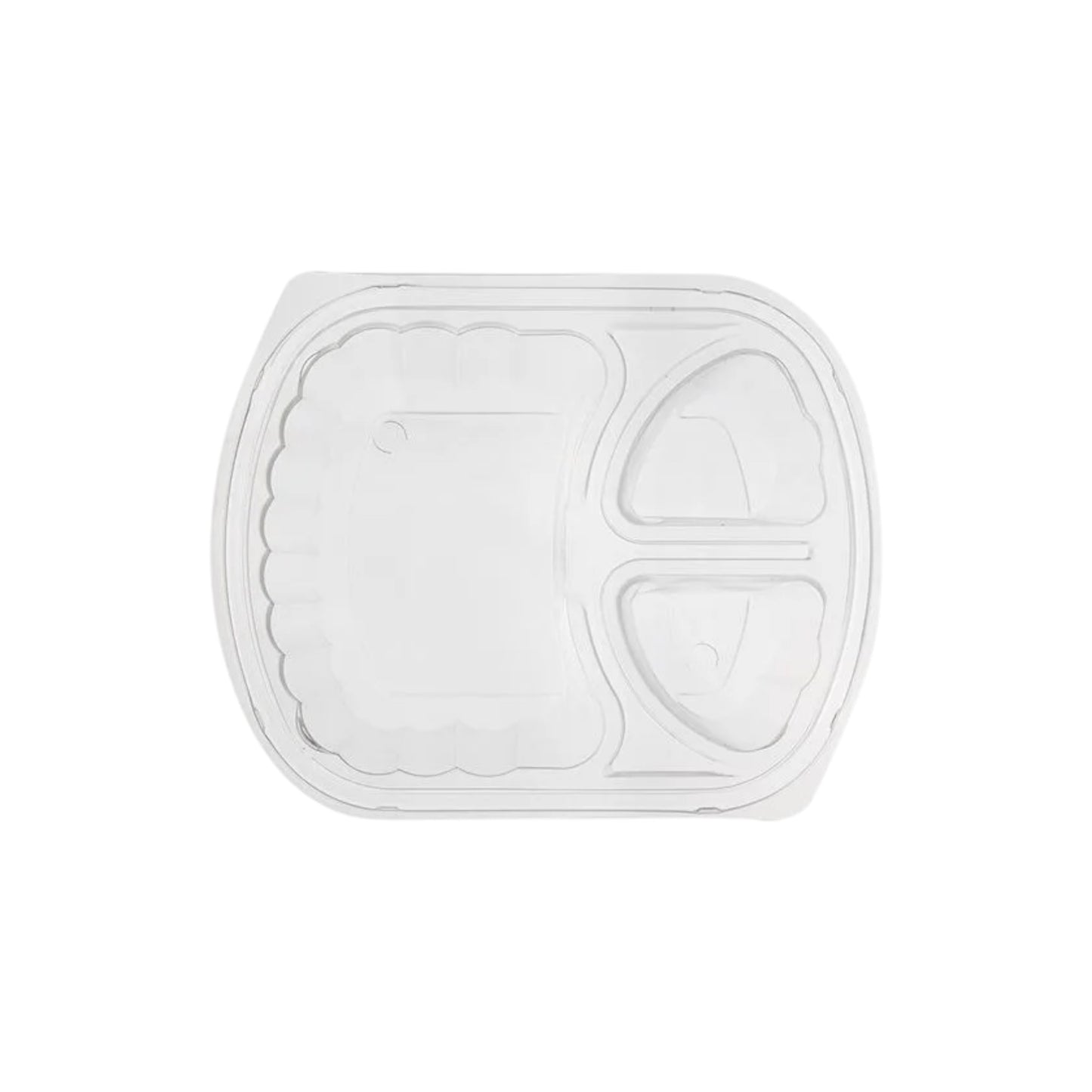 3 Compartment Sugarcane Container with Lid