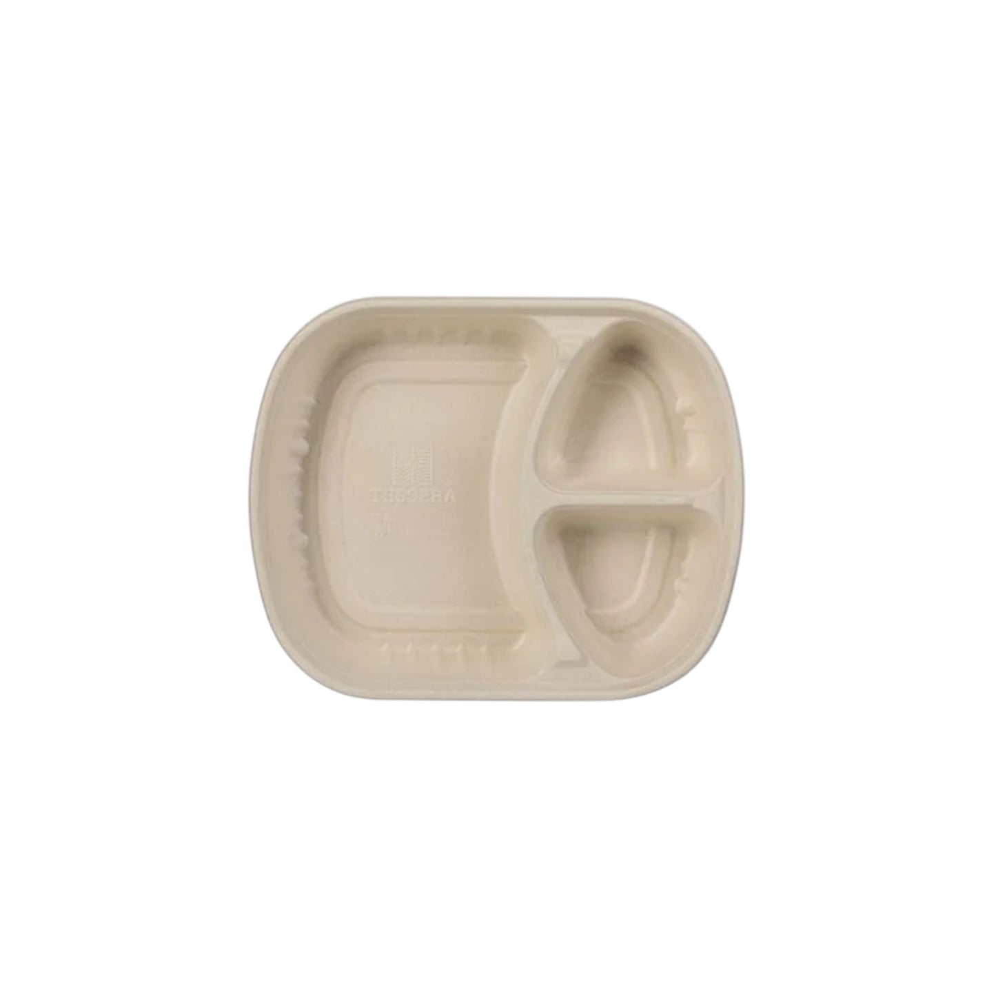 3 Compartment Sugarcane Container with Lid