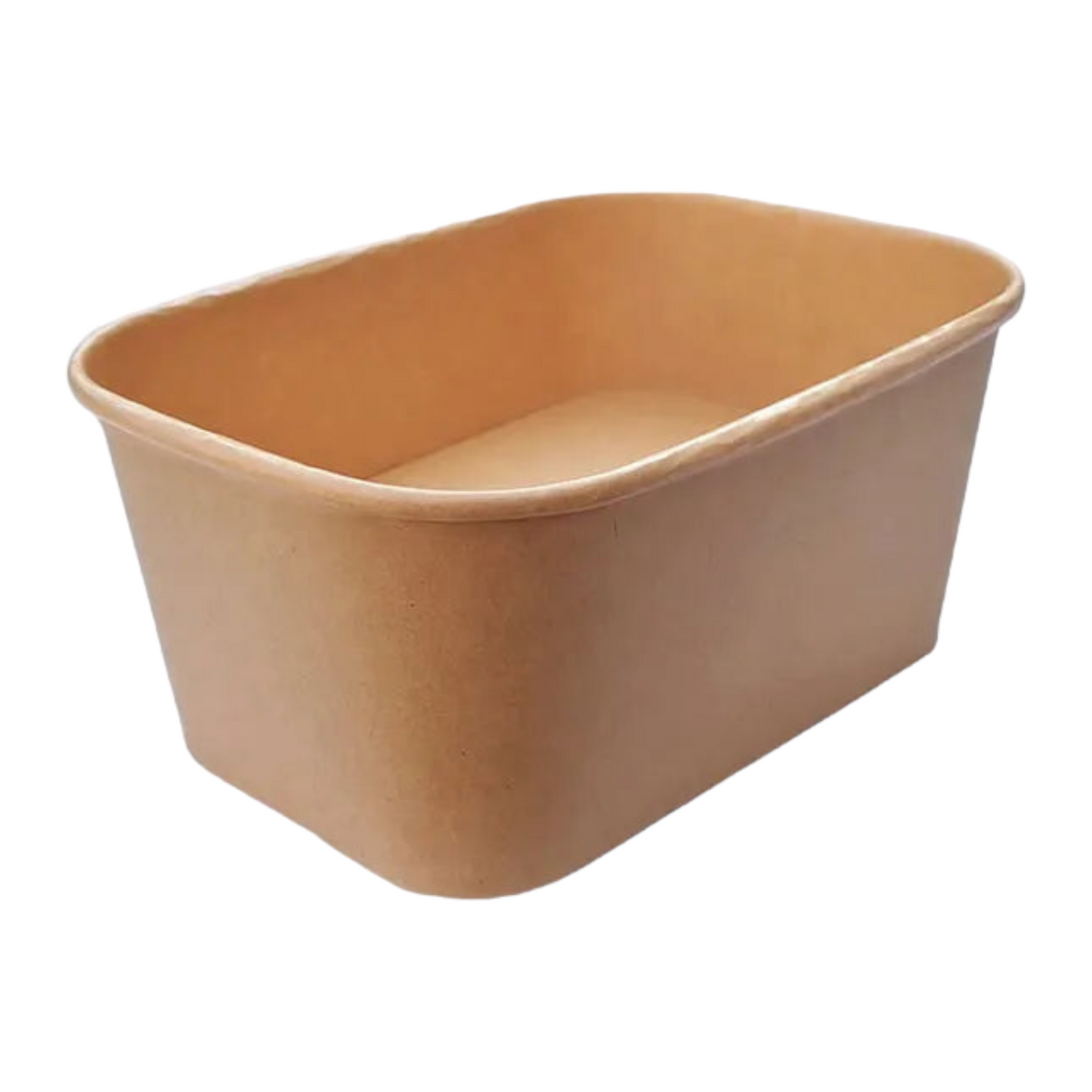 Rectangular Kraft Bowl 1000ml