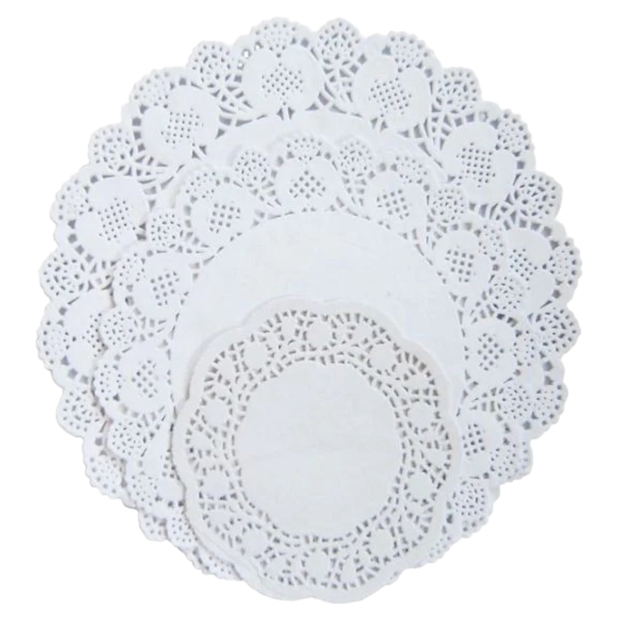 Buy 241mm Round Paper Doily - Food Packaging Direct