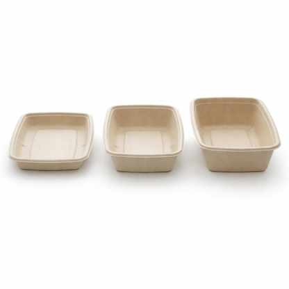 Sabert Rectangular Pulp Container (3 Sizes)