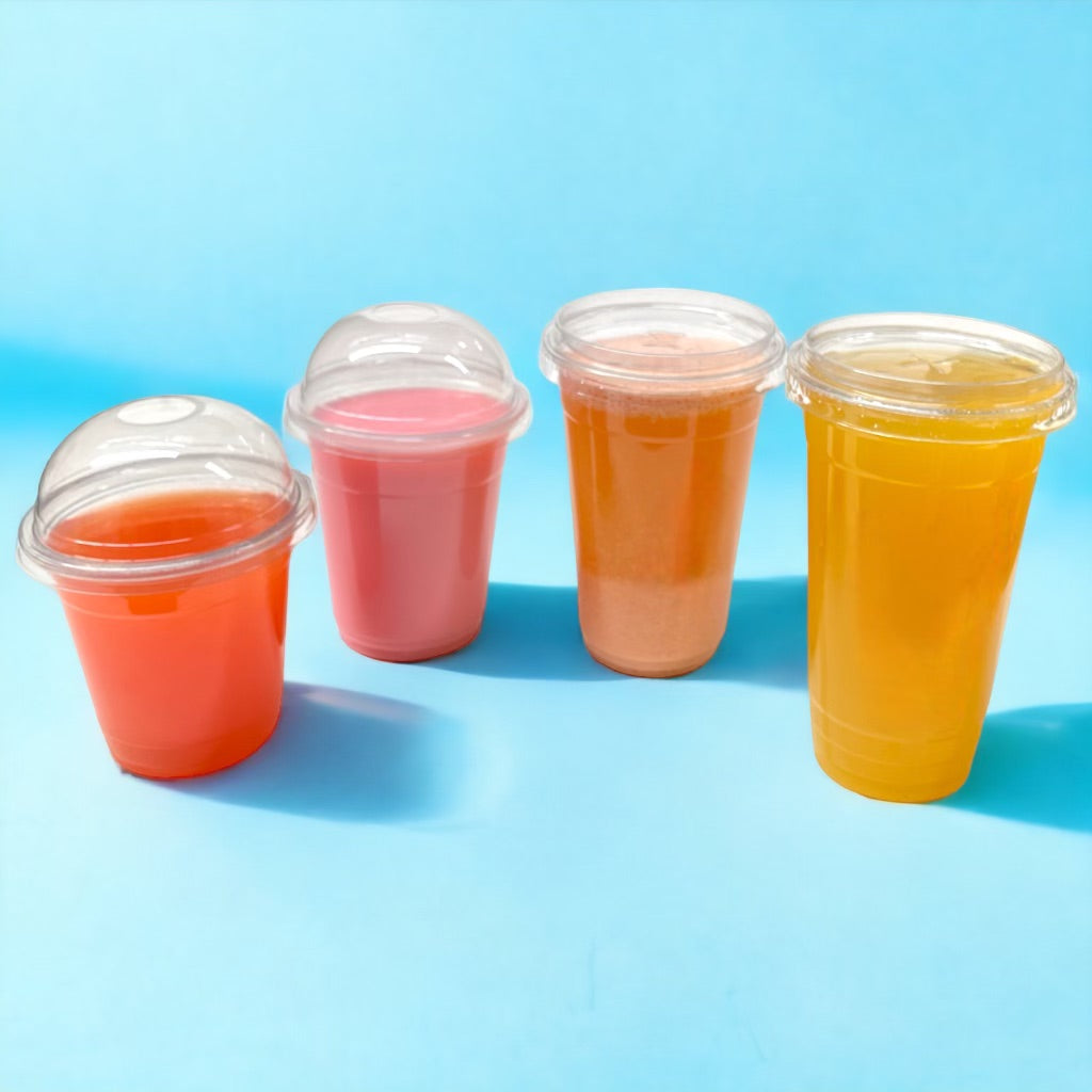 20oz Clear Plastic Smoothie Cups