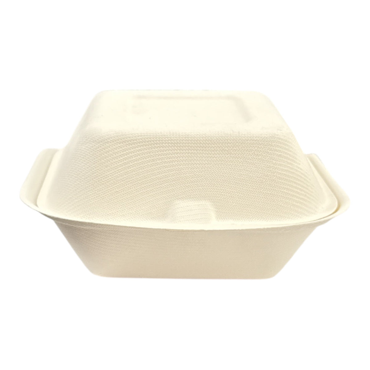Food Packaging Direct 5-inch biodegradable bagasse burger box made from sugarcane fibers for hot food takeaway