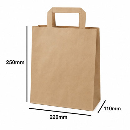 Medium size brown paper bag