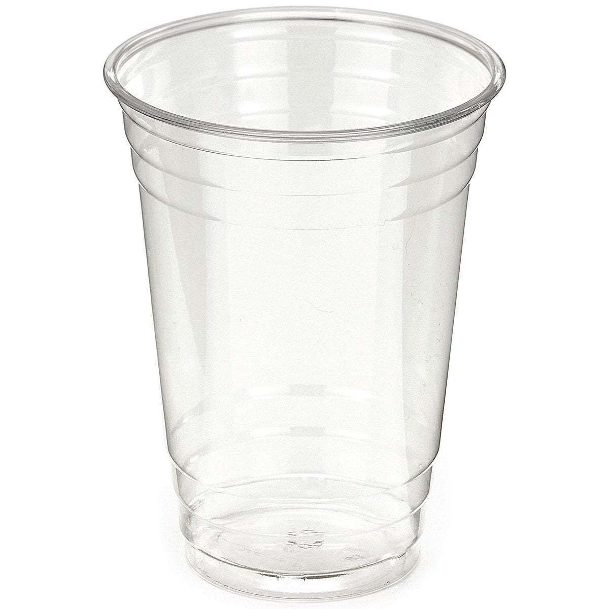 Food Packaging Direct clear rPET smoothie cup made from 100% recycled plastic for cold drinks.