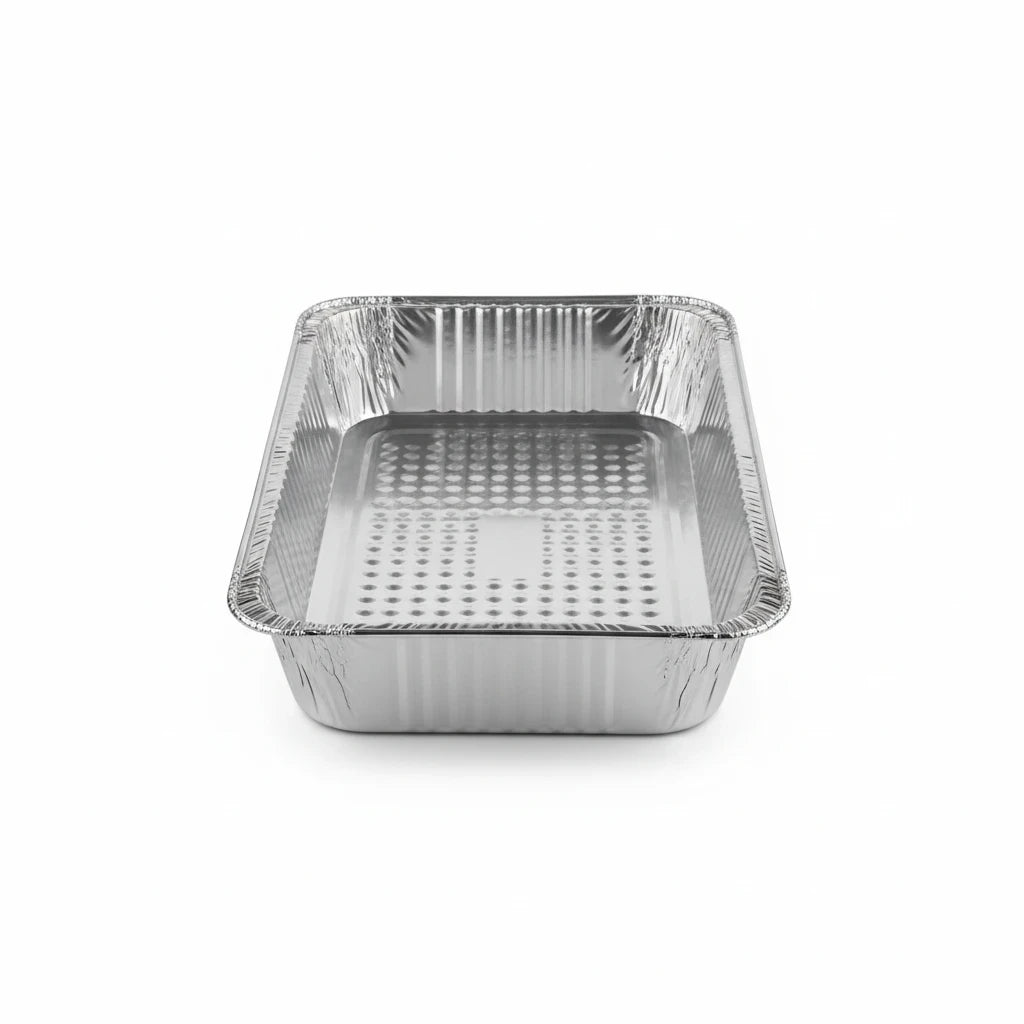 Food Packaging Direct full deep rectangular aluminium foil container for catering and oven use