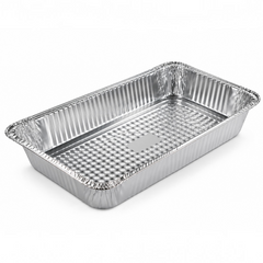 Food Packaging Direct full deep rectangular aluminium foil gastronorm container for catering and oven baking
