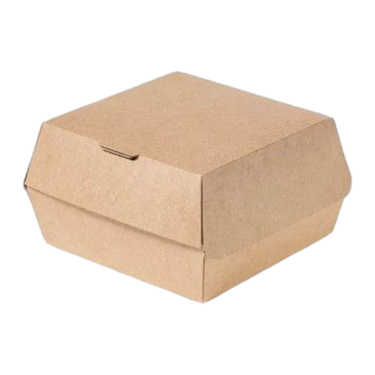 Food Packaging Direct brown kraft cardboard clamshell burger box for sustainable take-out food service
