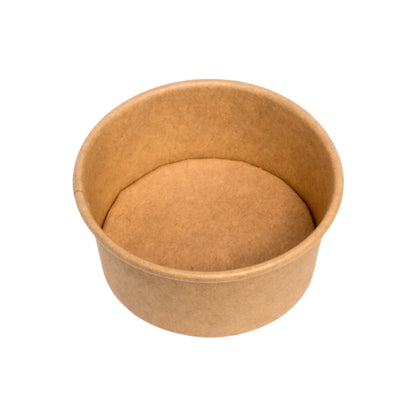 Food Packaging Direct brown kraft paper portion pot for sauces and dips, eco-friendly food container