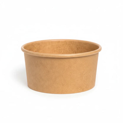 Food Packaging Direct brown kraft paper portion pot for sauces and dips, sustainable food container