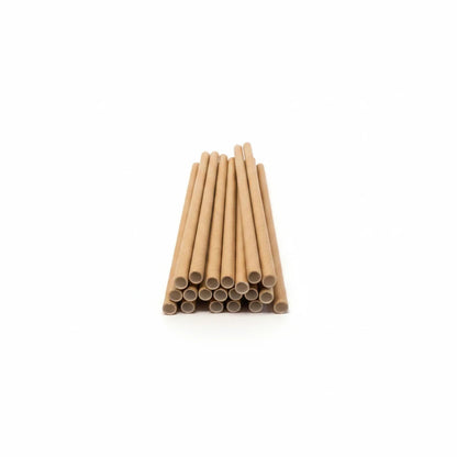 Food Packaging Direct 3-ply eco-friendly kraft paper straws for hot and cold drinks