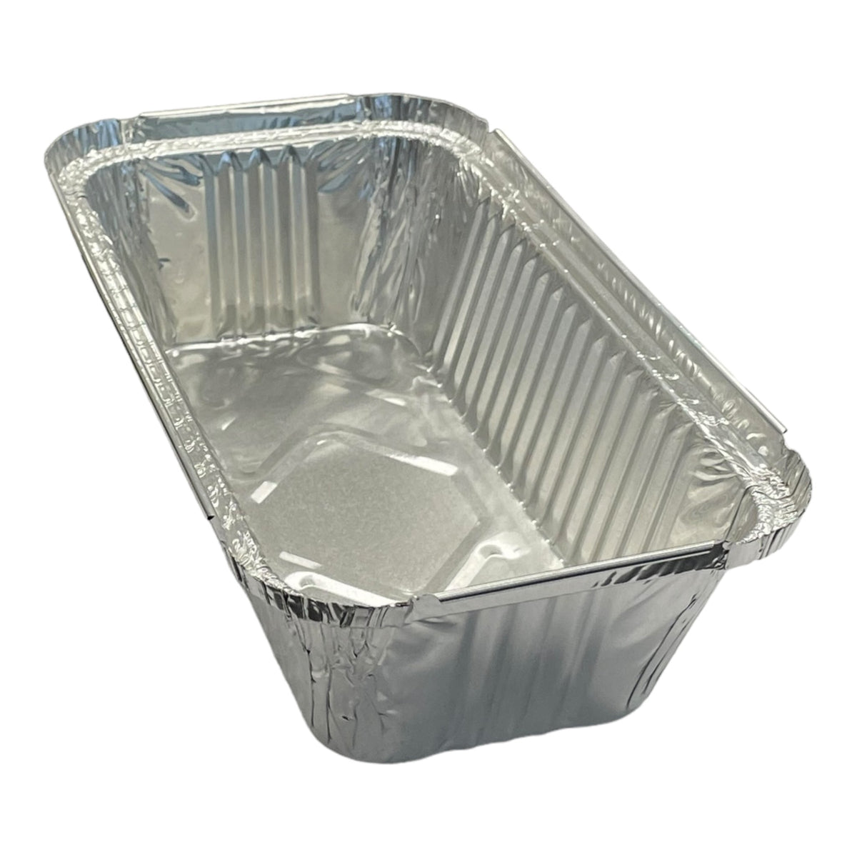 Food Packaging Direct No6a heavy-duty rectangular aluminium foil food container base for takeaway and oven use
