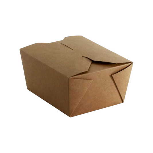 Kraft Compostable Leakproof Container (5 Sizes)Compostable