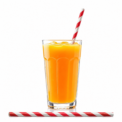 6mm Paper Straw (4 Colours)