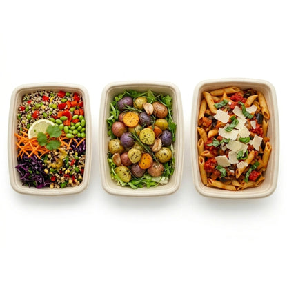 Sabert Rectangular Pulp Container (3 Sizes)