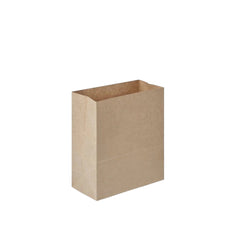 Food Packaging Direct brown kraft paper SOS grab bag without handles for sustainable takeaway and delivery packaging